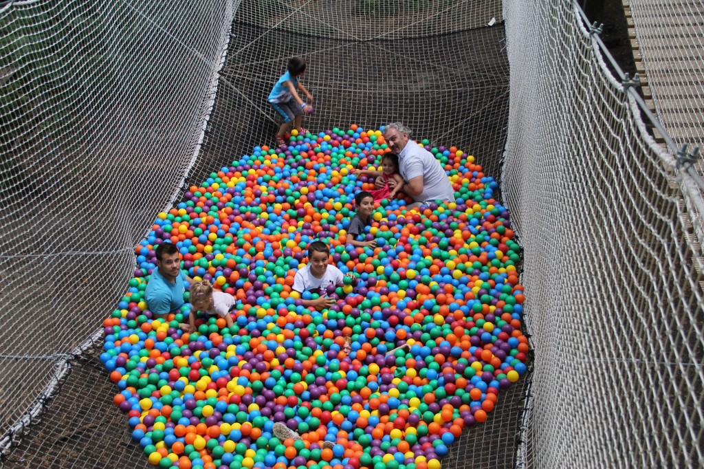 Piscine à balles perchées - Activité enfants - Sherwood Parc