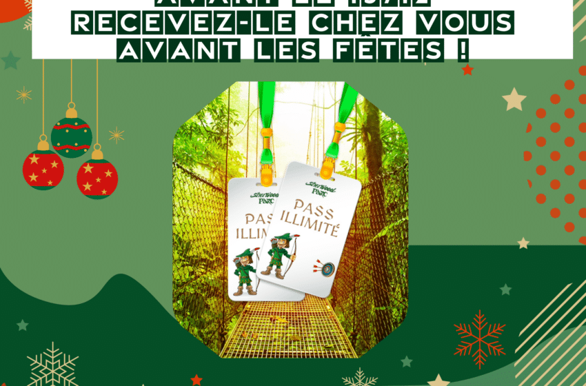 ⏱️ Vos achats de Noël livrés à temps avec Sherwood Parc ! 🎁