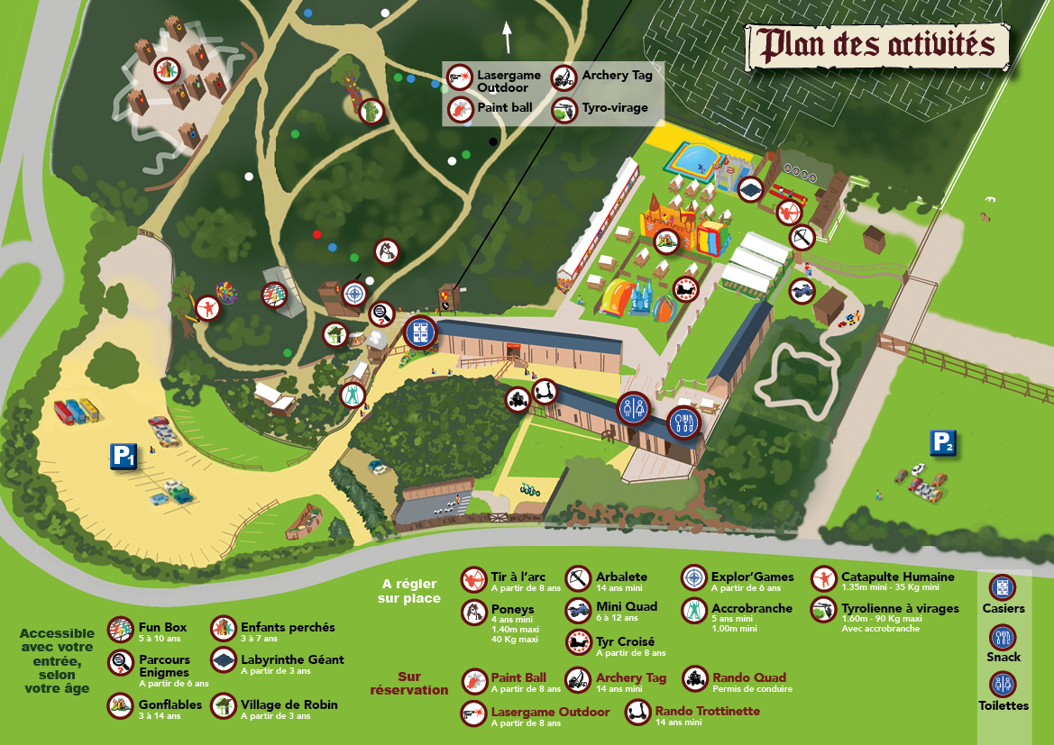 plan du parc